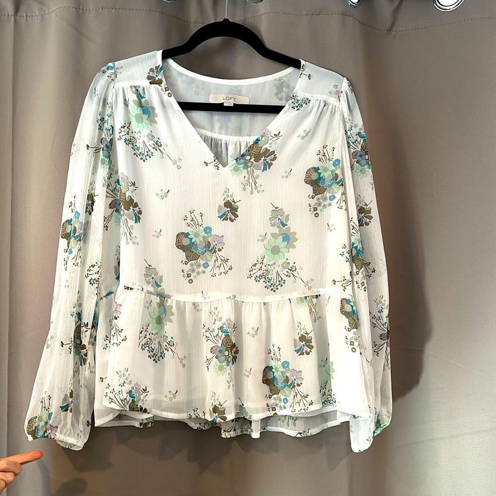 Brand new sheer top